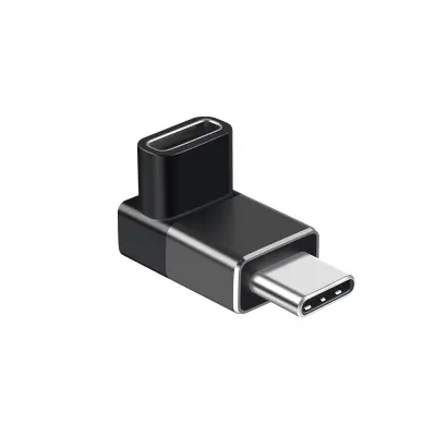 Type-C na USB4 moški na ženski kotni adapter - podpira 240W polnjenje in 40Gbps prenos podatkov