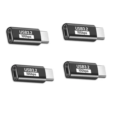 Adapter TYPE-C ženski na TYPE-C moški 3.1 ravni (4 kosi)