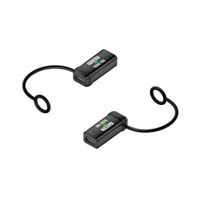 2-Pack 240W USB-C ženski na ženski adapter, 120Gbps, podpira 16K@60Hz Black