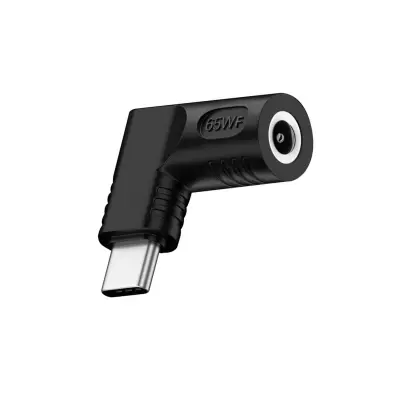 DC ženski na USB Type-C moški adapter 65W - pretvornik za napajanje