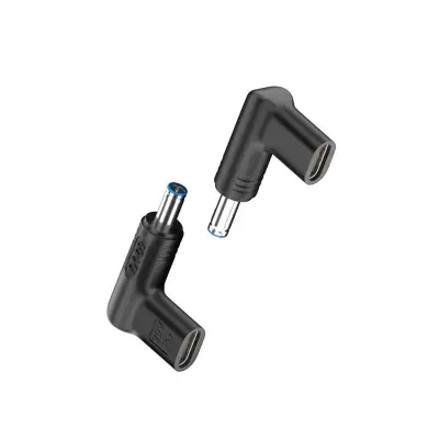 2-Pack USB-C Ženski na 4.5x3.0mm Moški 20V Kotni PD Adapter, 100W