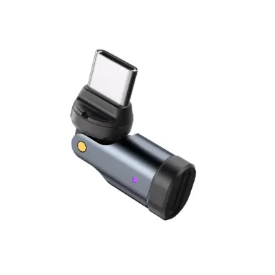 540° vrtljiv adapter Type-C na Type-C 240 W - priključek za hitro polnjenje
