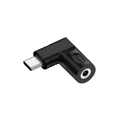 DC ženski na USB Type-C moški 65W PD napajalnik - J oblika