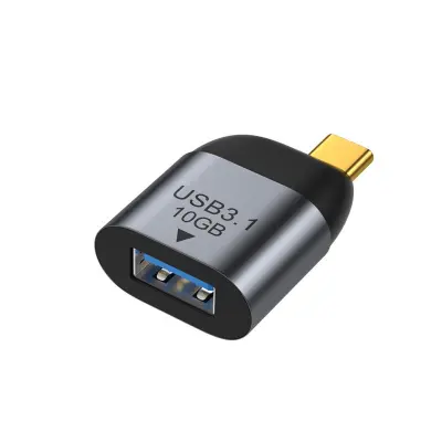 USB ženski na Type-C moški adapter - 10Gbps pretvornik za hiter prenos podatkov