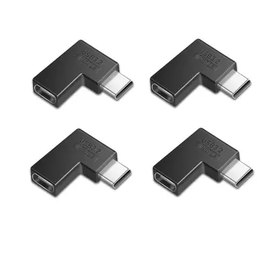 Adapter TYPE-C ženski na TYPE-C moški 3.1 stranski ovinek (4 kosi)