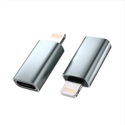 Adapter FA02: Lightning na Type-C, 10W, Siva