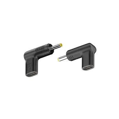 2-Pack Type-C Ženski na 20V Kotni DC Moški PD Trigger Adapter - 100W