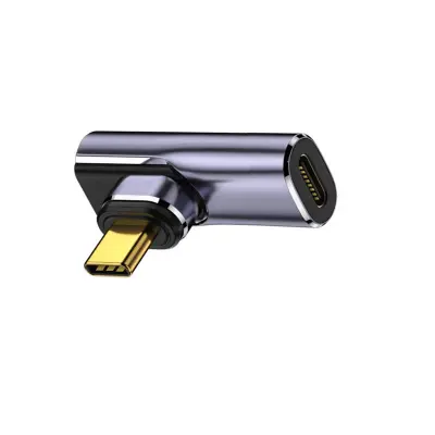 140W Magnetni sredinski upogibni adapter Type-C (ženski) na Type-C (moški)