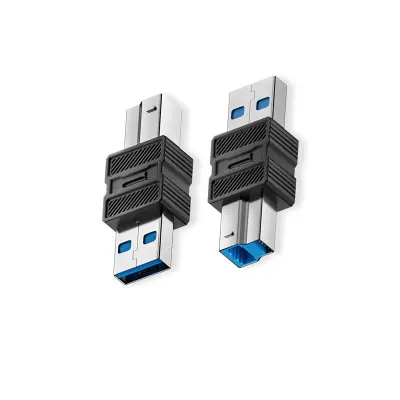 USB 3.0 B-moški na A-moški adapter (2 kosa) za hitro povezljivost
