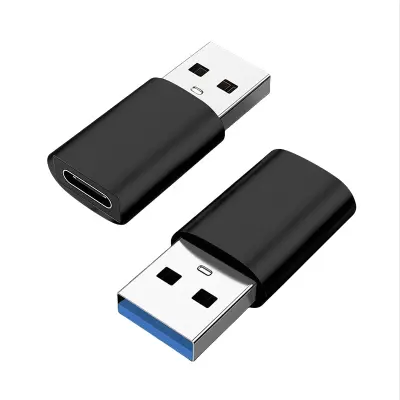 USB 3.0 Moški na Type-C Ženski Adapter za Digitalni Avdio (2 kosa) Black