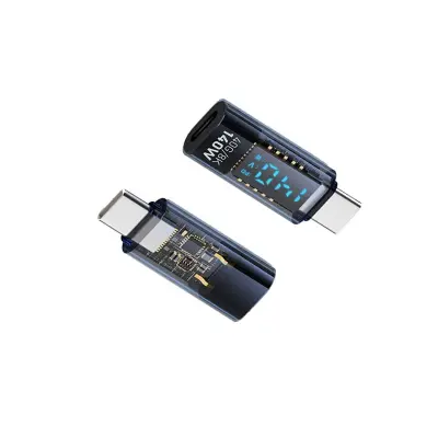 140W TYPE-C ženski na TYPE-C moški adapter z digitalnim zaslonom