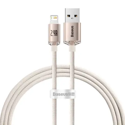 BASEUS USB KABEL ZA IPHONE ZA LIGHTNING 2.4A ZA IPHONE 11 12 13 14 1.2M