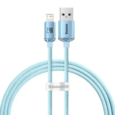BASEUS USB KABEL LIGHTNING 2.4A 1.2M ZA IPHONE 12 11 13 HITRI POLNILEC