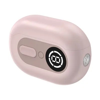 4-v-1 električni rezalnik in pilica nohtov z LED lučko Pink