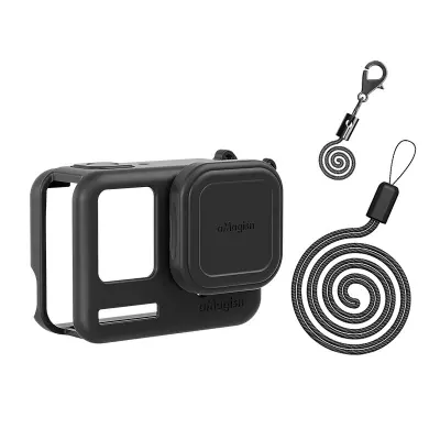 Silikonski zaščitni ovitek z zaščito leče za Insta360 Ace Pro2, črn