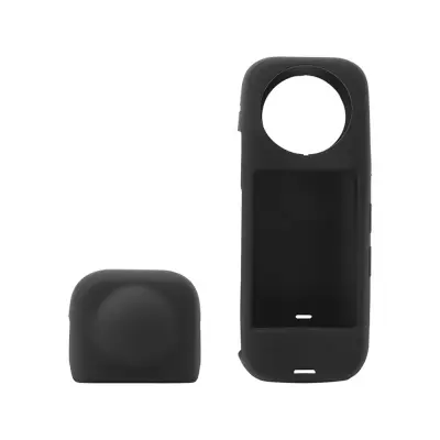 Silikonski zaščitni ovitek za Insta360 X4 panoramsko kamero, črn