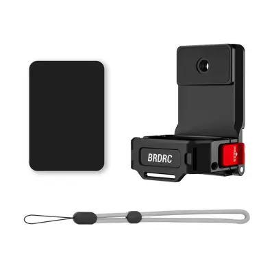 Večfunkcijska magnetna adapter baza, združljiva z DJI Pocket 3 - magnetni nosilec z hitrim sproščanjem iz aluminijeve zlitine z vgrajeno penasto p