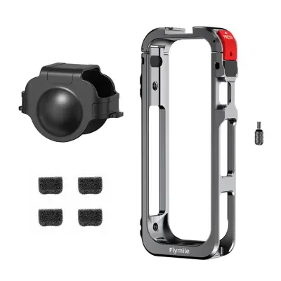 Zaščitni okvir za Insta360 X5 – aluminij in silikon