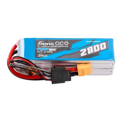 BATERIJA GENS ACE G-TECH 2800MAH 14,8V 60C 4S1P ZA RC MODEL DRONOV XT60