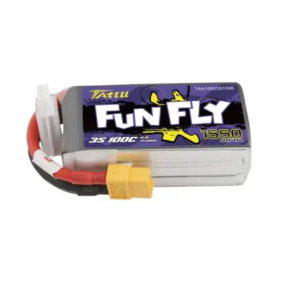 TATTU BATERIJA LI-PO 1550MAH 11.1V 100C ZA DRONE 3S1P HITRO POLNJENJE