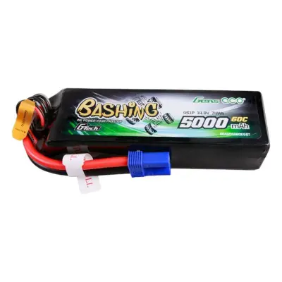 GENS ACE LIPO BATERIJA 5000MAH 14,8V 4S1P 60C Z EC5 KONEKTORJEM ZA RC
