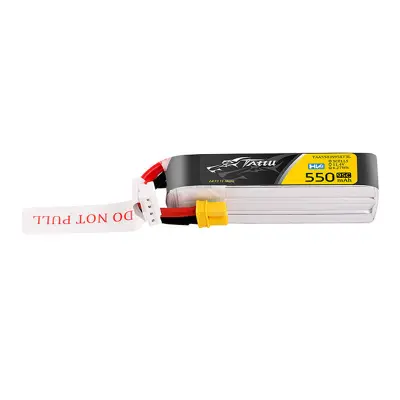 TATTU 3S 550 MAH 95C 11,4 V HV LIPO BATERIJA Z VTIČEM XT30, DOLGIM ​​KONEKTORJEM