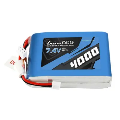 GENS ACE LIPO BATERIJA 4000MAH 7.4V 1C ZA RC MODEL DRONOV Z XT60 PRIKLJUČKOM