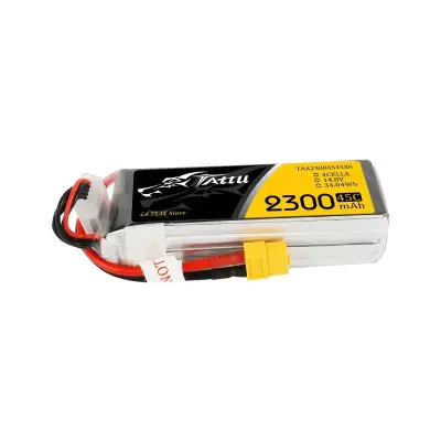 TATTU BATERIJA 2300MAH 14,8V 75C 4S1P XT60 ZA RC MODELE, KI NAPAJAJO DRONE