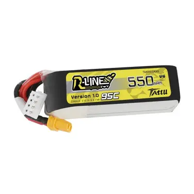 TATTU LIPO BATERIJA 550MAH 11.1V 95C 3S1P ZA DRON XT30 VISOKA ZMOGLJIVOST