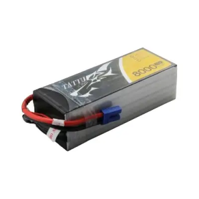 TATTU LIPO BATERIJA 8000MAH 22.2V 25C 6S1P ZA RC DRONE Z EC5 PRIKLJUČKOM