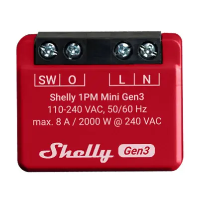 SHELLY 1PM MINI GEN3 WIFI/BLUETOOTH KRMILNIK