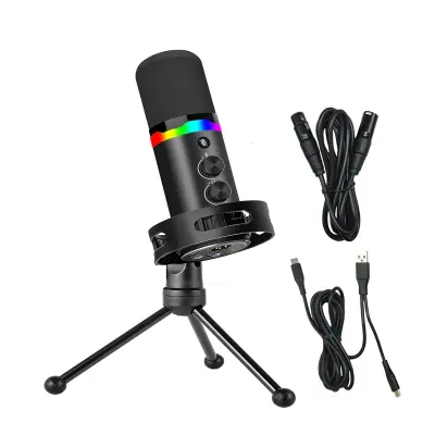 Dinamično kardioidno mikrofon jedro z USB in XLR izhodi