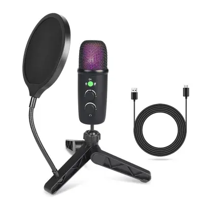 USB kondenzatorski mikrofon 192kHz/24Bit kardioidni za snemanje