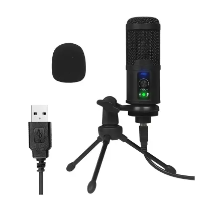 USB kondenzatorski mikrofon, brez gonilnikov, kardioidni, 192kHz/24Bit