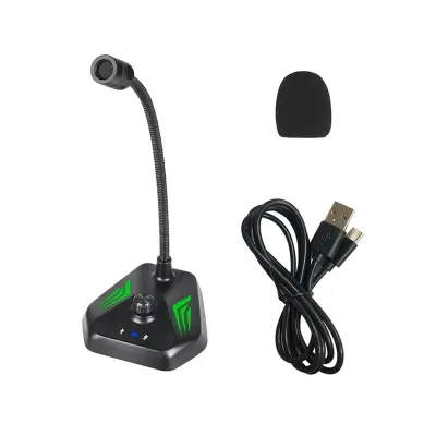 USB kondenzatorski mikrofon za snemanje, streaming in igre