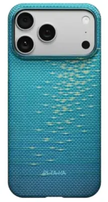 PITAKA Ultra Slim MagSafe ovitek za iPhone 17 Pro Luicd moder
