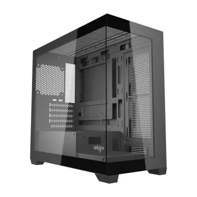 RAČUNALNŠKO OHIŠJE DARKFLASH C218M S 6 ARGB VENTILATORJI IN STEKLENIM POKROVOM