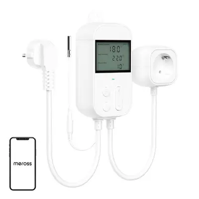 PAMETNA VTIČNICA MEROSS ZA APPLE HOMEKIT TEMPERATURNI REGULATOR MTS960HK