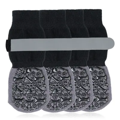 Vodoodporne protizdrsne nogavice za tace - poliester, komplet 4 Black M