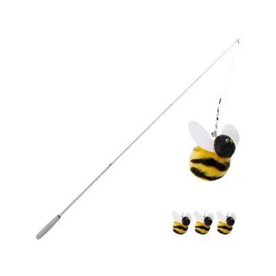 Igračka za mačke Little Bee – 1.8m teleskopska palica