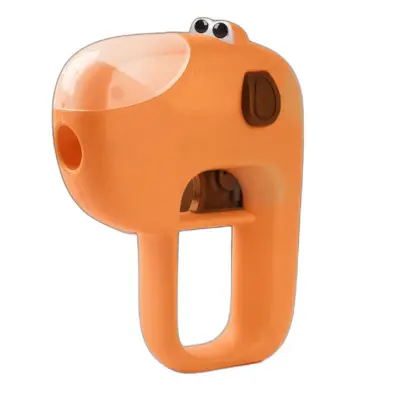 Dozator priboljškov za hišne živali – ergonomski, oranžen ABS