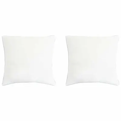 vidaXL Vzglavnik 2 pcs Bela 60 x 60 cm Bambusova vlakna