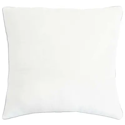 vidaXL Vzglavnik Bela 80 x 80 cm Bambusova vlakna