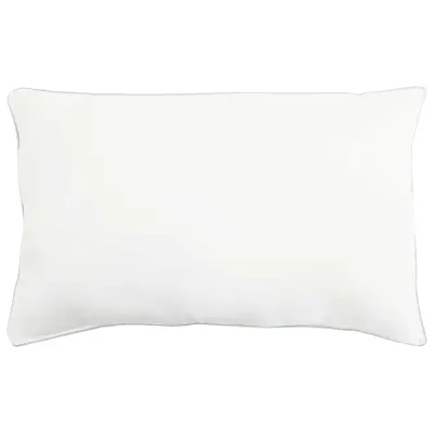 vidaXL Vzglavnik Bela 40 x 80 cm Bambusova vlakna