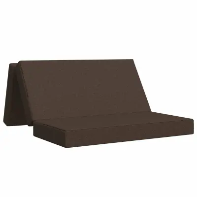 vidaXL Zložljiv kavč postelja 160 x 67 x 45 cm Taupe