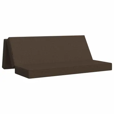 vidaXL Zložljiv kavč postelja 180 x 67 x 45 cm Taupe