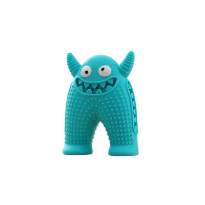 Little Monster silikonasta žvečljiva igrača za pse, pralna, modra