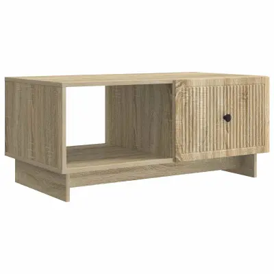 vidaXL Klubska miza Sonoma hrast 90 x 50 x 40 cm Inženirski les