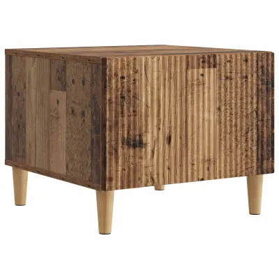 vidaXL Klubska miza s predalom Star les 49 x 50 x 40 cm Inženirski les