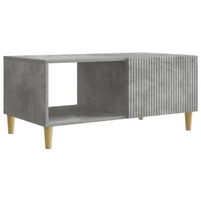 vidaXL Klubska miza Betonsko siva 90 x 50 x 40 cm Inženirski les